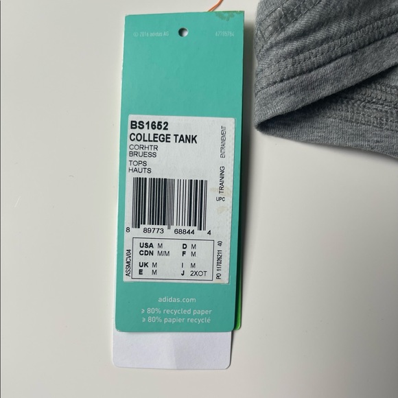 ⭐️Host Pick⭐️ BNWT Adidas College Tank - Picture 4 of 5